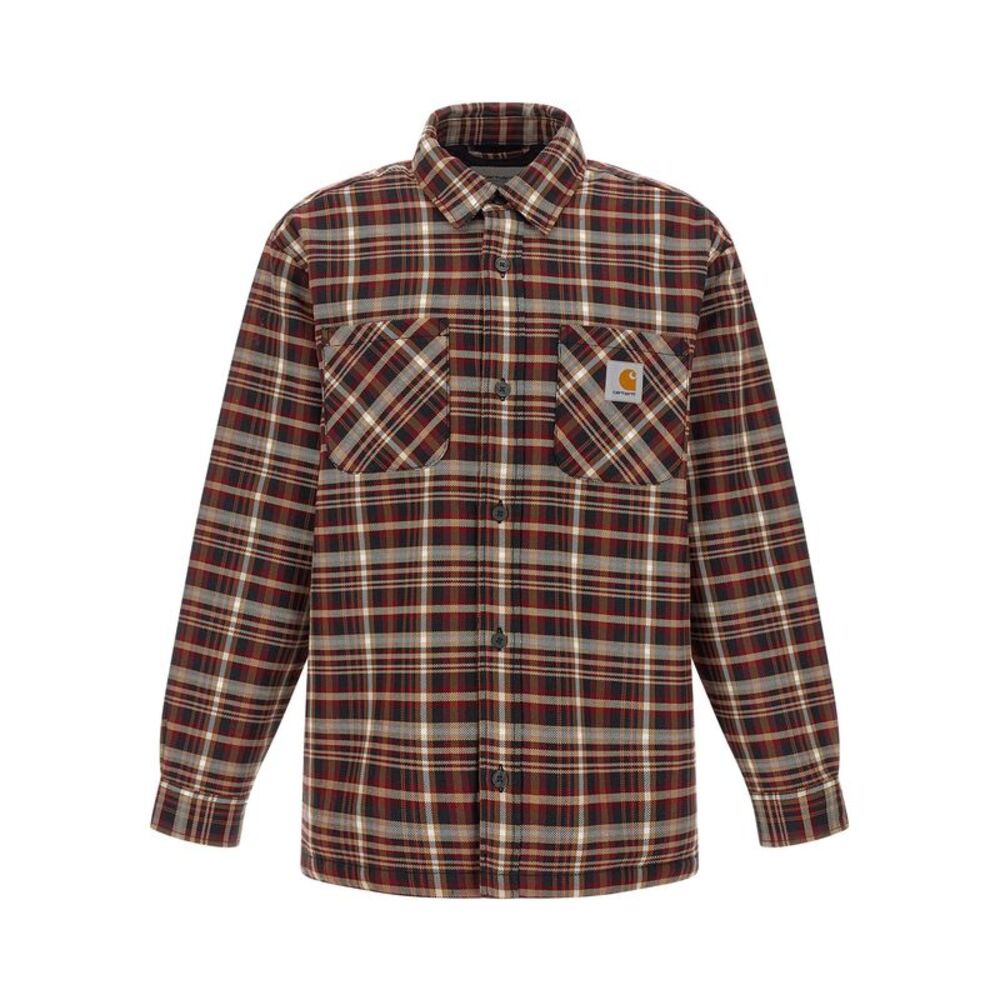 Carhartt Wip Red Cotton Pattern Men's Shirt